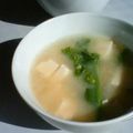 marvellous's cooksnap of when they made 菜の花と絹豆腐のお味噌汁.