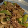 yarhag's cooksnap of when they made ＊牛肉とオクラのオイスターソース炒め＊.