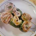 やしゅう's cooksnap of when they made くるくる豚肉のチンゲン菜ロール焼き.