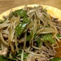 まろぴ～ぬ's cooksnap of when they made 豚肉とモヤシとピーマンのピリ辛炒め.