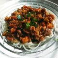 tamama1102's cooksnap of when they made ナスと豚肉の和風トマトソース冷麦.