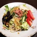 mtmママ's cooksnap of when they made あのお店の⁈冷やしうどん☆サラダうどん.