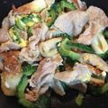 クックFIFV8M☆'s cooksnap of when they made 子どもも一緒にゴーヤチャンプルー.