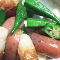 さとパステル's cooksnap of when they made オクラとちくわの炒め物.