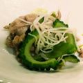 ゆかぽんて's cooksnap of when they made ゴーヤと豚バラのそーめんチャンプル.