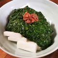 低カロ探検隊's cooksnap of when they made 今日の小鉢＊梅モロヘイヤのおひたし.