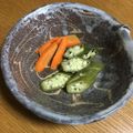 ☆こまっと☆'s cooksnap of when they made オクラ、茗荷の糠味噌漬け.