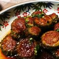 こなん大好き's cooksnap of when they made ゴーヤの挽き肉詰め.
