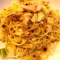 米粉ねこさん's cooksnap of when they made 白菜とツナの和風ペペロンチーノ.