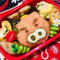 せなとあるいのママ's cooksnap of when they made ◎ブリブリざえもん　キャラ弁◎.