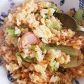 あいちゃんマム's cooksnap of when they made 魚肉ソーセージとレタスのチャーハン。.