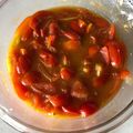 0720まま's cooksnap of when they made レンジミニトマトでカットトマト缶の代わり.