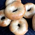 ゆかりんご８'s cooksnap of when they made 自家製酵母でプレーンベーグル.