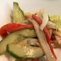 南風♡'s cooksnap of when they made セロリときゅうりとカニかまのサラダ.