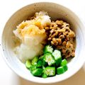 azbjbn's cooksnap of when they made 納豆おくら大根おろしで(^3^)/.