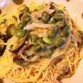 happa⭐️'s cooksnap of when they made 枝豆の♪クリームパスタ！.