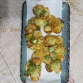 myumi3725's cooksnap of when they made コーンと枝豆のかき揚げ.