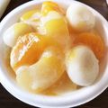kyomi40's cooksnap of when they made キュン♪フルーツ缶で手作りかき氷シロップ.