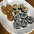 ☆こまっと☆'s cooksnap of when they made 梅巻き寿司.