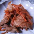 ☆ピノキオ☆'s cooksnap of when they made ピーマンとにんじんと豚肉の甘辛炒め煮.