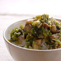 ティナコエ's cooksnap of when they made カブの葉とエリンギの炒めかけごはん.
