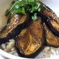 クックMICHI☆'s cooksnap of when they made なすでヘルシー！絶品❗なすのかば焼き丼.