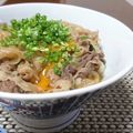 ダイナマイト漆黒's cooksnap of when they made ねぎ牛ぶっかけうどん.