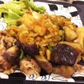 highorn's cooksnap of when they made 厚揚げとなすの油淋鶏.