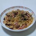 じゅん♪'s cooksnap of when they made セミドライトマトとベーコンのパスタ♪.