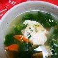 ももぞう−１００'s cooksnap of when they made モロヘイヤのかき玉スープ.