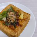 maaanyan's cooksnap of when they made 美つまみは 炙り絹揚げ.