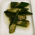 Epi☆'s cooksnap of when they made 白だしで簡単オクラのお浸し.