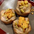 しじみじみじみ's cooksnap of when they made ピリッとおいしい！明太マヨ半熟卵パン.
