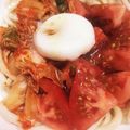 ＊にょにょん＊'s cooksnap of when they made トマトとキムチうどん.