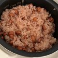 ☆すぬぴっぴ☆'s cooksnap of when they made 【幸運をよぶ黒猫米】紅大豆の簡単豆ごはん.