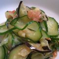 linyalinya's cooksnap of when they made なすときゅうりの梅和え.