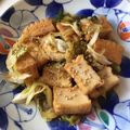 riri114's cooksnap of when they made 厚揚げと豚と長ネギの甘辛炒め.