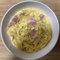 かおり♡♡♡'s cooksnap of when they made 一番簡単★カルボナーラ.
