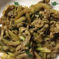 ぴのまるちゃん's cooksnap of when they made あっという間♪セロリと豚肉のカレー粉炒め.