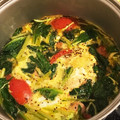 クックDSRW62☆'s cooksnap of when they made ほうれん草とソーセージのかき玉スープ♪.