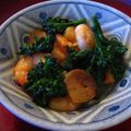 ヤング's cooksnap of when they made お弁当に☆海老＆ブロのバター醤油ソテー.