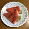 ☆こまっと☆'s cooksnap of when they made 食べやすいスイカの切り方.