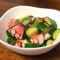 単身赴任自炊's cooksnap of when they made 蛸ブツときゅうりの胡麻油合え.