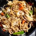 crystaI's cooksnap of when they made ピリ辛!(^^)!　XO醤焼きソバ.