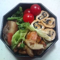 黎くんママ's cooksnap of when they made 簡単お弁当１品★エリンギと鮭のバター炒め.