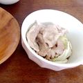 もかみさき♡'s cooksnap of when they made 豚肉とキャベツの温しゃぶ.