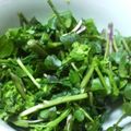 幸さち's cooksnap of when they made 菜の花とクレソンのわさび醤油ドレッシング.