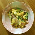 クック1FX93J☆'s cooksnap of when they made 簡単中華・ハムと卵と胡瓜の塩炒め.
