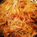 ばぁんすあん's cooksnap of when they made もやし☆ベーコン醤油焼きそば.
