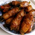 てらぼお's cooksnap of when they made 簡単‼お弁当にも♪照り焼き野菜肉巻き♪.